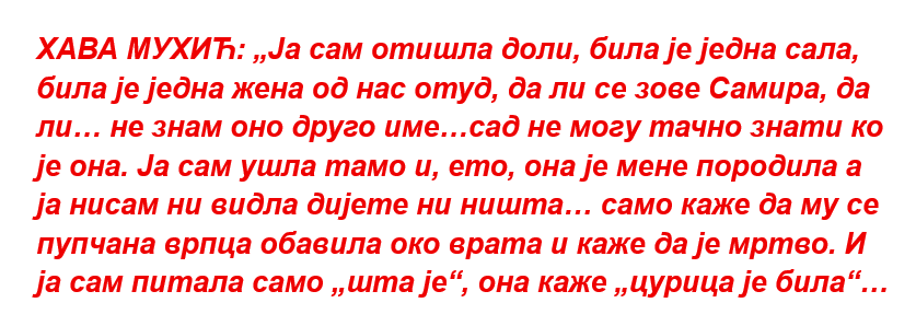 Фатима (Хајрудин) Мухић (1995-1995) или - Морбидне манипулације у Поточарима
