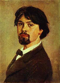 V.Surikov Self Portrait 1879 Tretyakov gallery