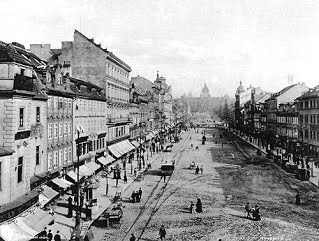 Wenceslas Square end of 19th century