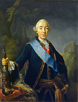 250px Coronation portrait of Peter III of Russia 1761