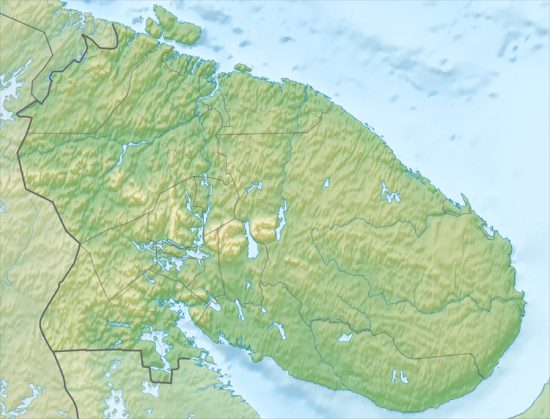 550px Russia Murmansk region relief location map