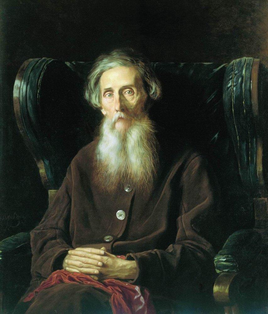 1872. Портрет писателя Владимира Ивановича Даля