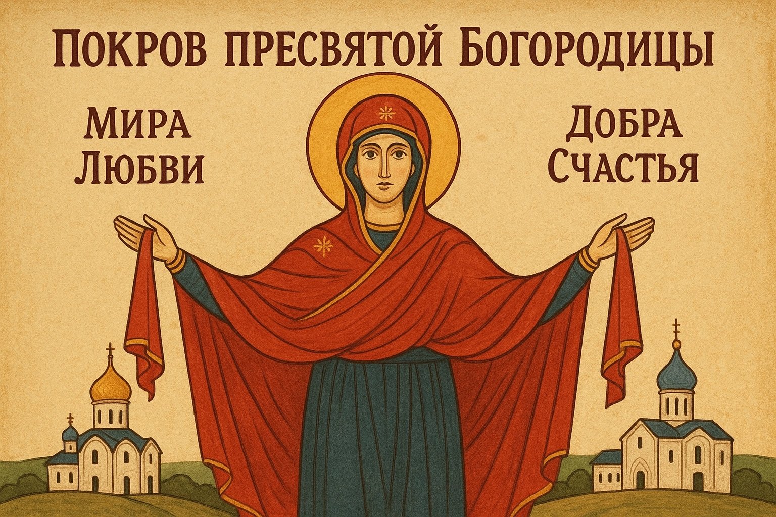Светло празнујемо Покров Мајке Божије